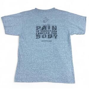 Vintage Marines Grey 90s Single Stitch T-shirt Made In USA sz Medium